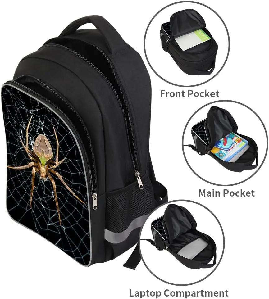 Cool Animal Spider backpack Crazy Bookbag Children Outdoor Back Pack Students School Bag Day Pack