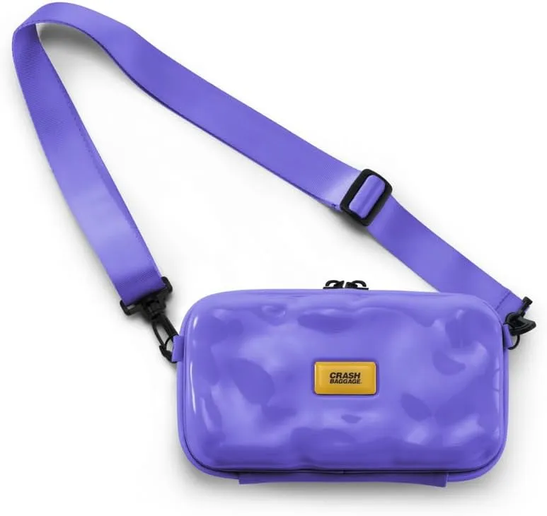 CRASH BAGGAGE Mini Icon Bag - Hardshell Travel Crossbody Clutch, Sling Bag with Removable Shoulder Strap, Polycarbonate Case