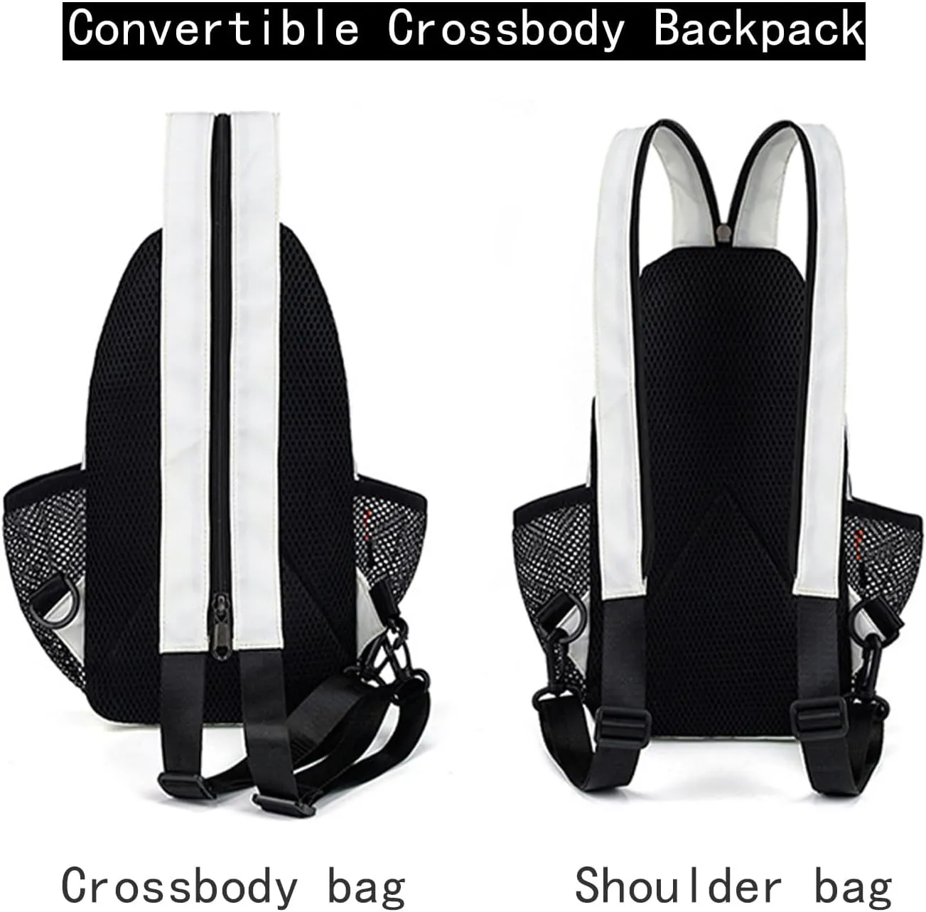 Cross Body Bag Sling Backpack Bag,Crossbody Bag Chest Bag with Belt Waist Pack for Women Man