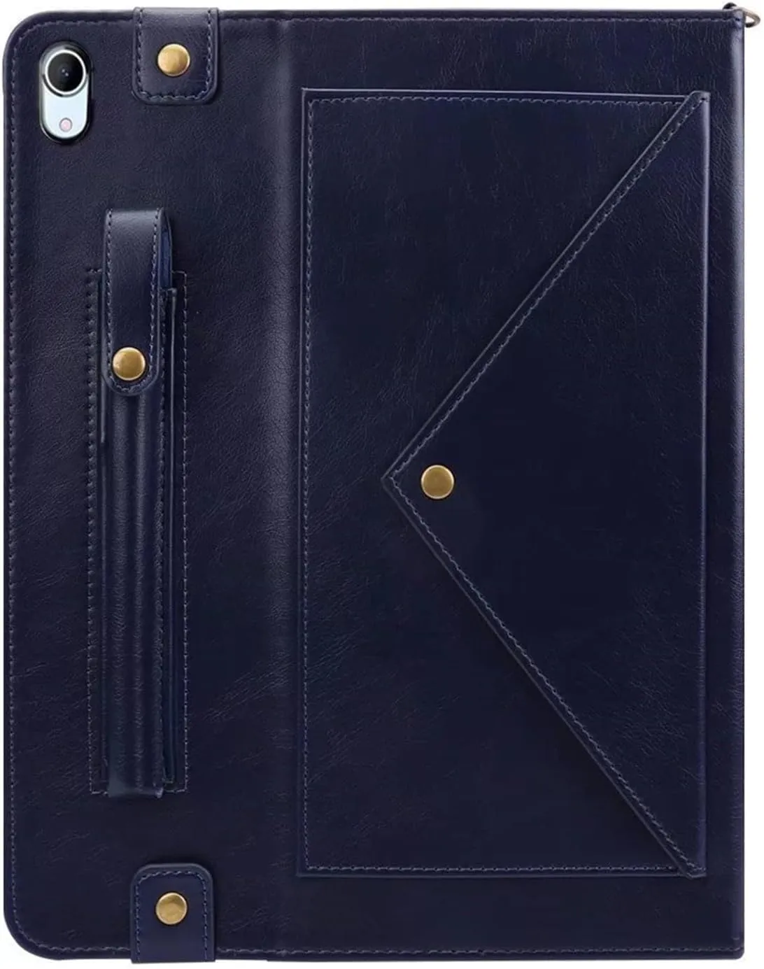 Crossbody Handbag Case for iPad mini 7 (A17 Pro) 2024/iPad Mini 6 Case 2021 with Pencil Holder/Shoulder Strap/Hand Strap/Pocket Stand Cover for iPad mini 7th/6th Generation 8.3 inch, Blue