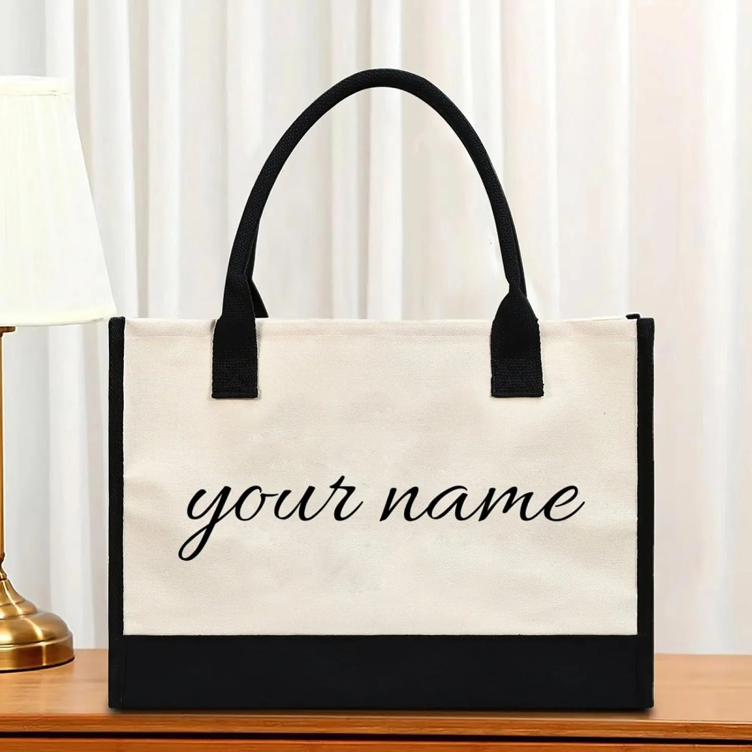 Custom Tote Bags Personalized Bags Your Own Design Women Custom Tote Bag For Shopping Canvas Bags Birthday Gift