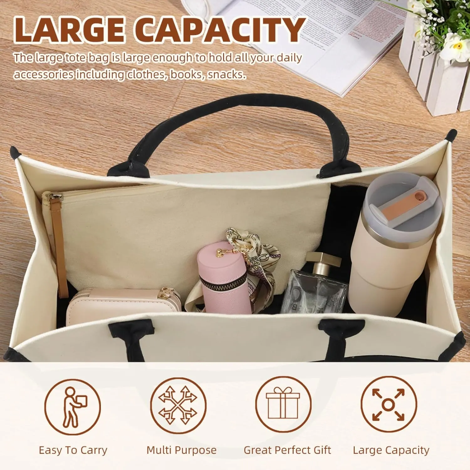 Custom Tote Bags Personalized Bags Your Own Design Women Custom Tote Bag For Shopping Canvas Bags Birthday Gift