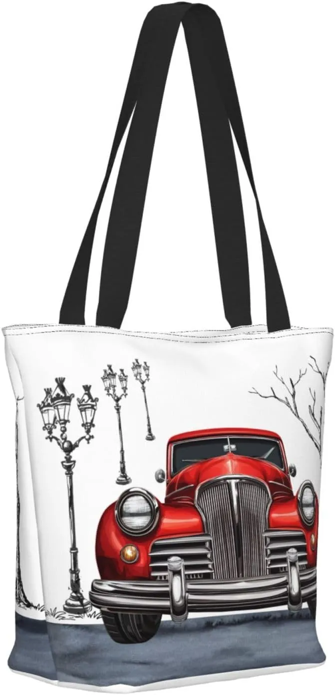 Cute Beach Travel Totes Bag Zippered Tote For Women，Women'S Shoulder Bag，Reusable Foldable Waterproof Handbag