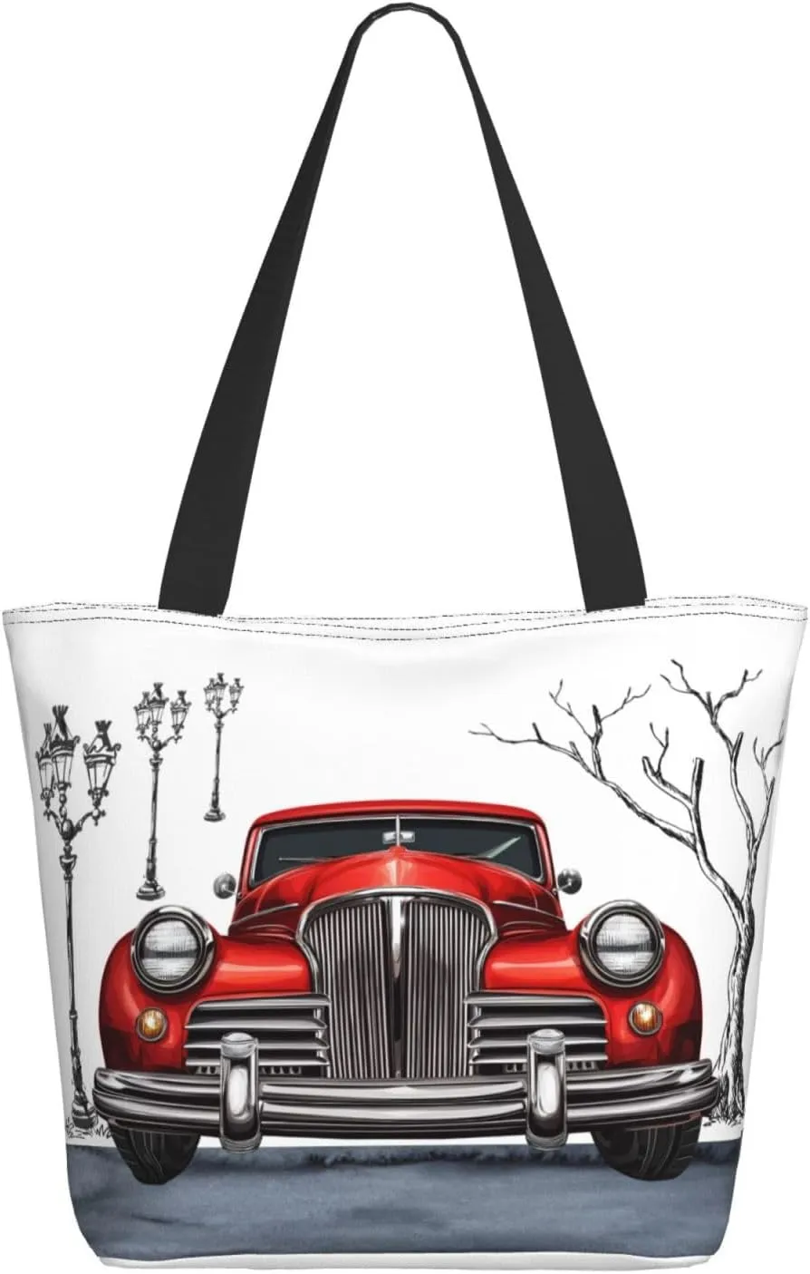 Cute Beach Travel Totes Bag Zippered Tote For Women，Women'S Shoulder Bag，Reusable Foldable Waterproof Handbag
