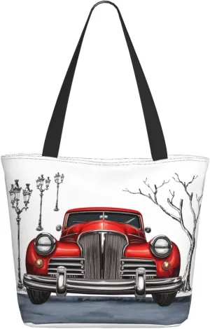 Cute Beach Travel Totes Bag Zippered Tote For Women，Women'S Shoulder Bag，Reusable Foldable Waterproof Handbag