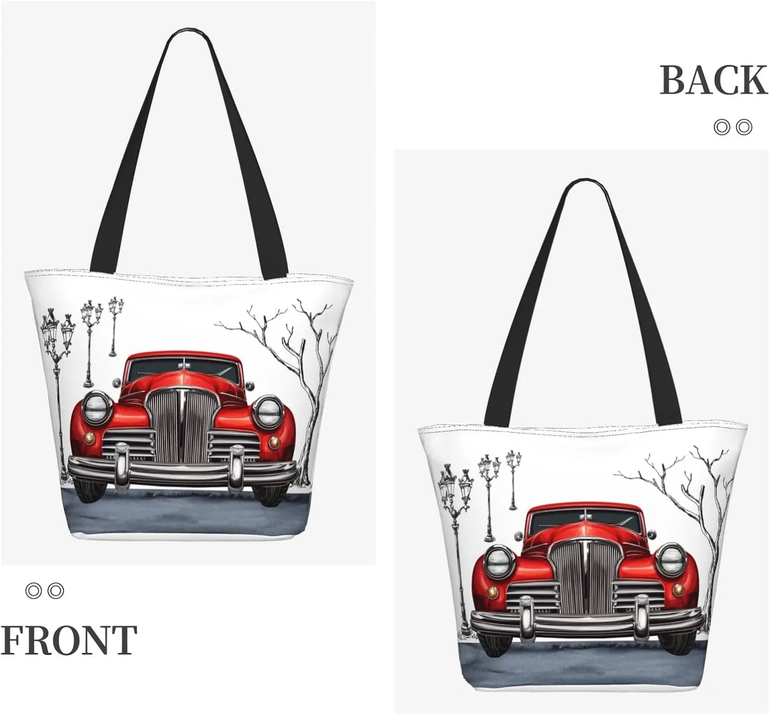 Cute Beach Travel Totes Bag Zippered Tote For Women，Women'S Shoulder Bag，Reusable Foldable Waterproof Handbag