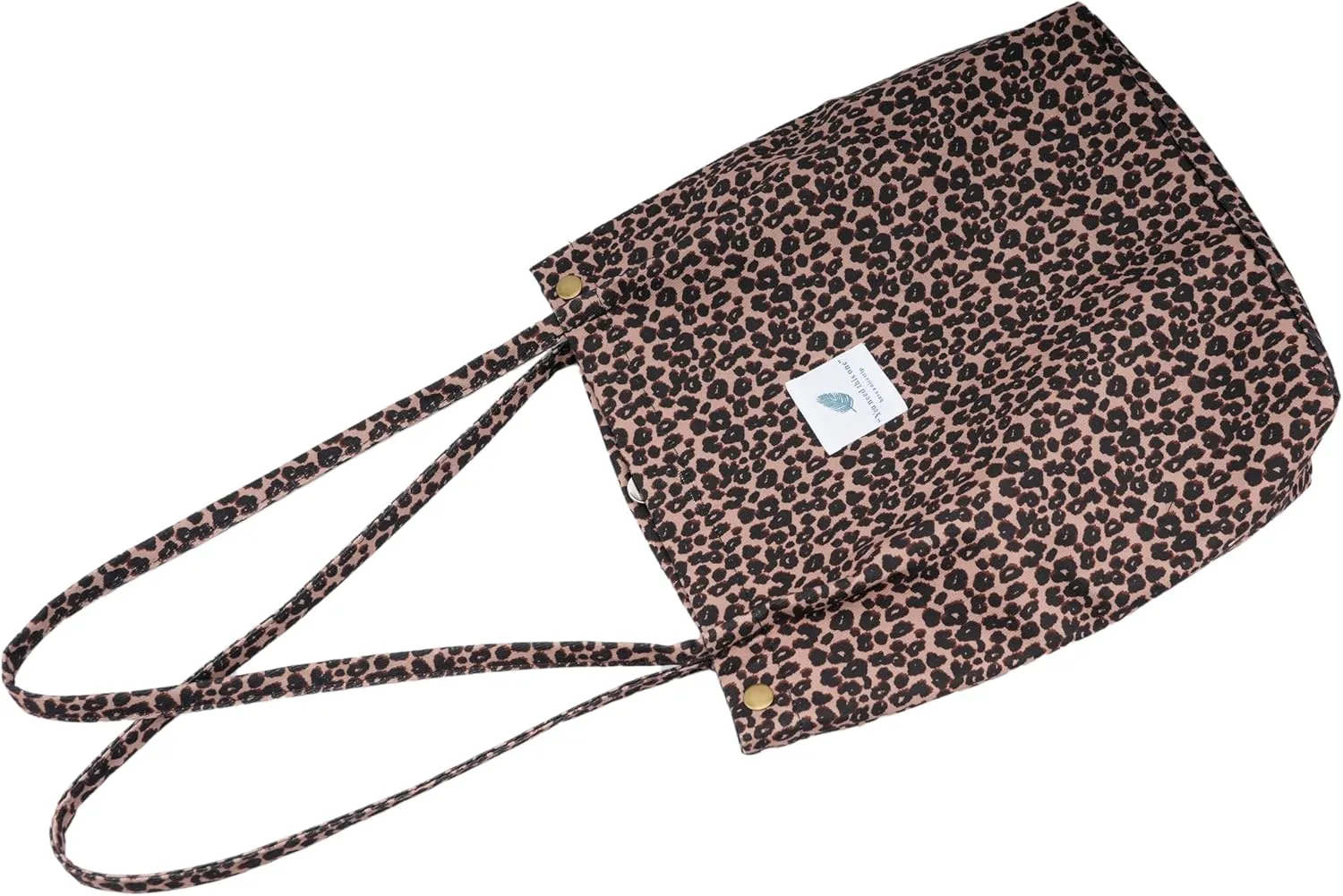 Cute Corduroy Tote Bag Canvas Shoulder Handbags for Women Travel Shopping