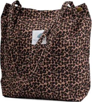 Cute Corduroy Tote Bag Canvas Shoulder Handbags for Women Travel Shopping