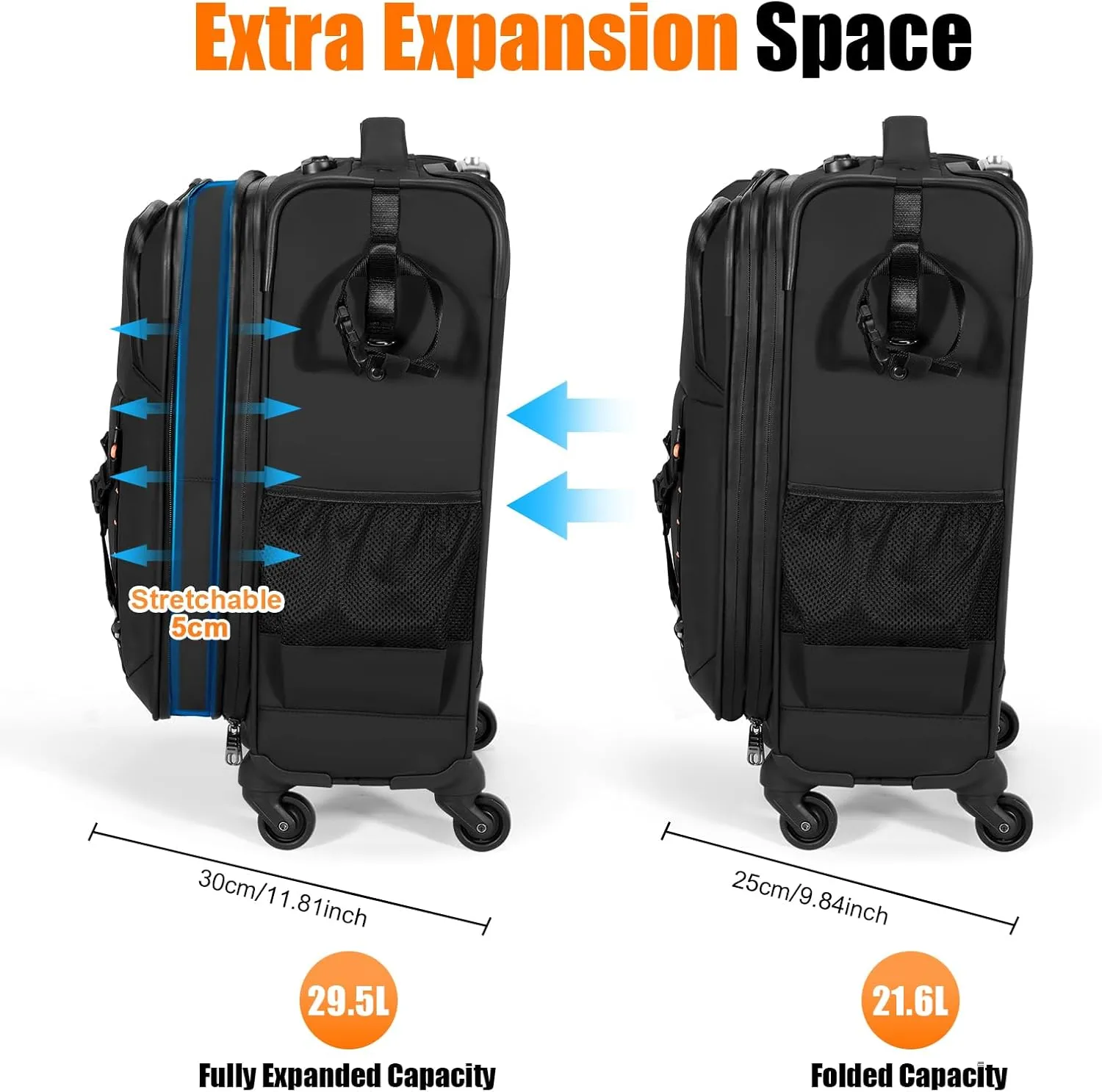 Cwatcun D136Camera Backpack Rolling