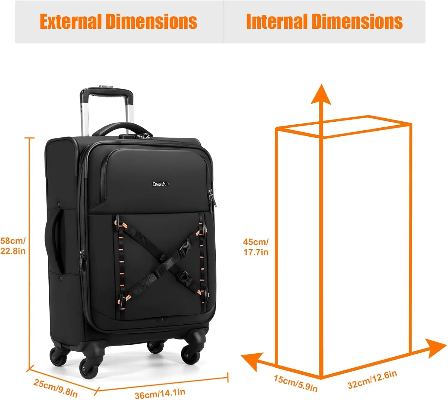 Cwatcun D136Camera Backpack Rolling