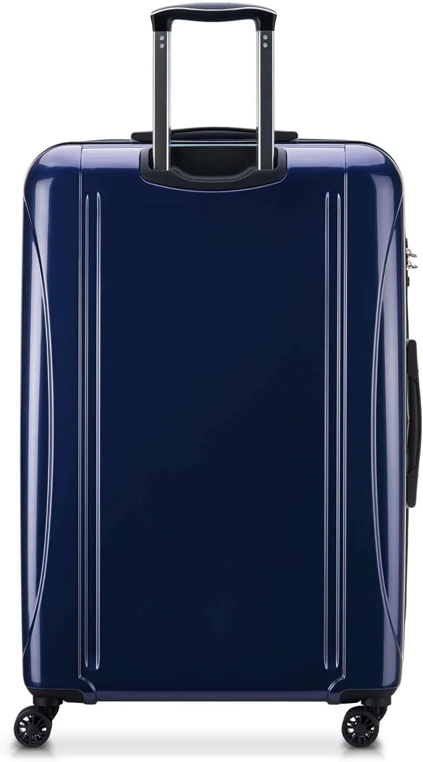 DELSEY PARIS Helium Aero Hardside Expandable Luggage with Spinner Wheels, Blue Cobalt, Checked-Large 29 Inch