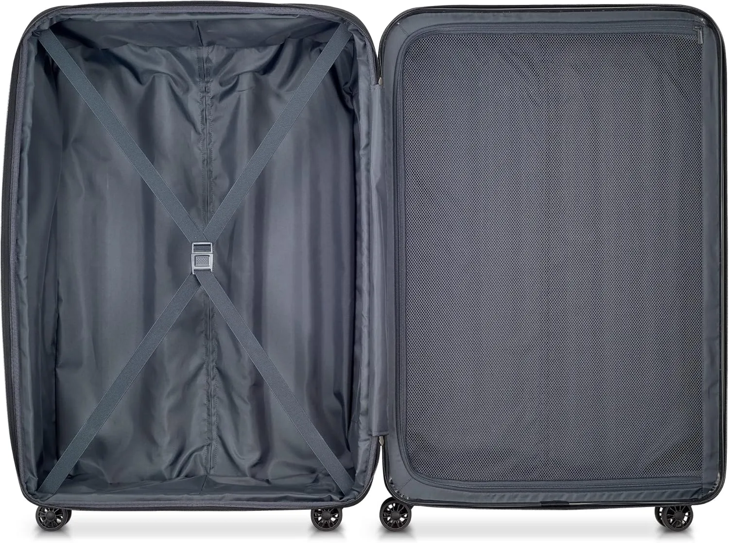 DELSEY PARIS Helium Aero Hardside Expandable Luggage with Spinner Wheels, Blue Cobalt, Checked-Large 29 Inch