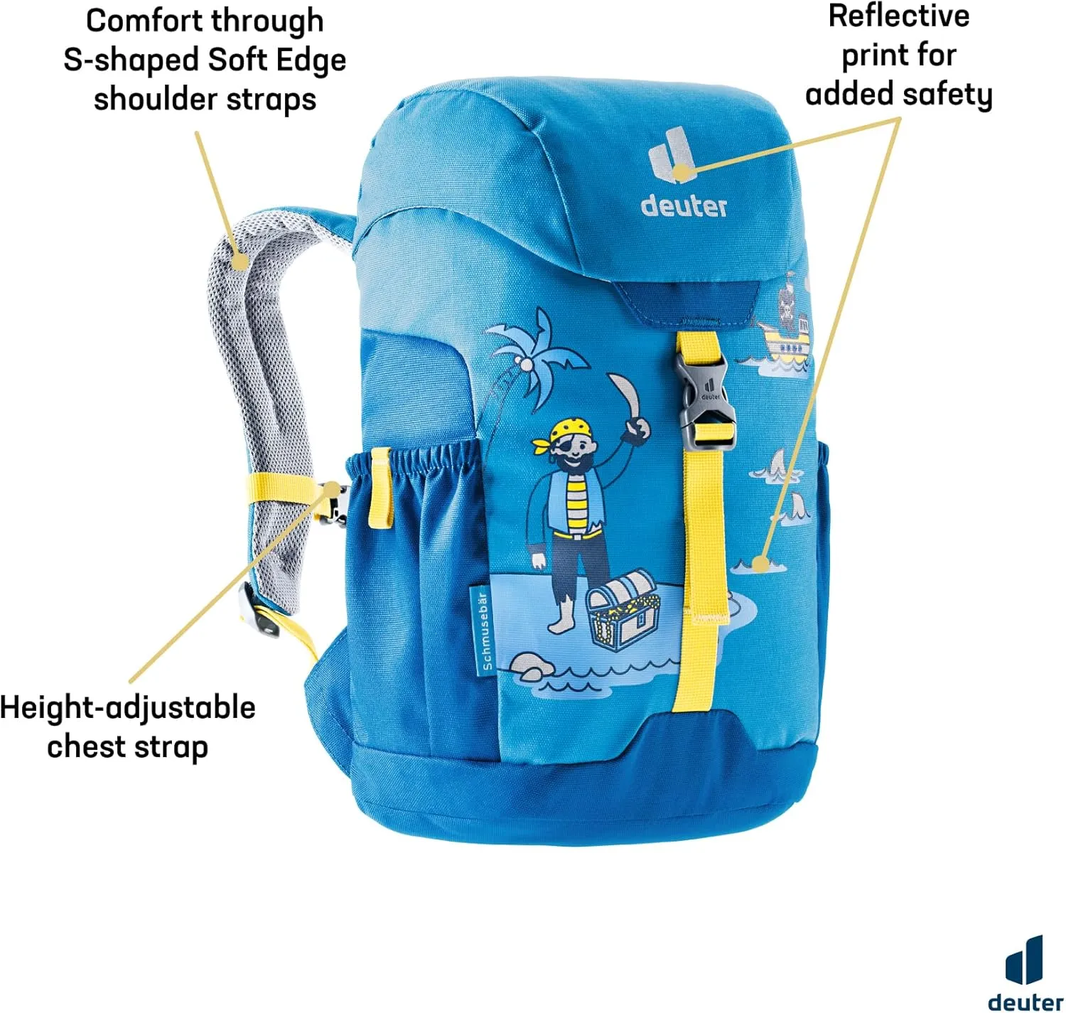 Deuter Unisex Kid's Schmusebar, Azure-Lapis, 8 L