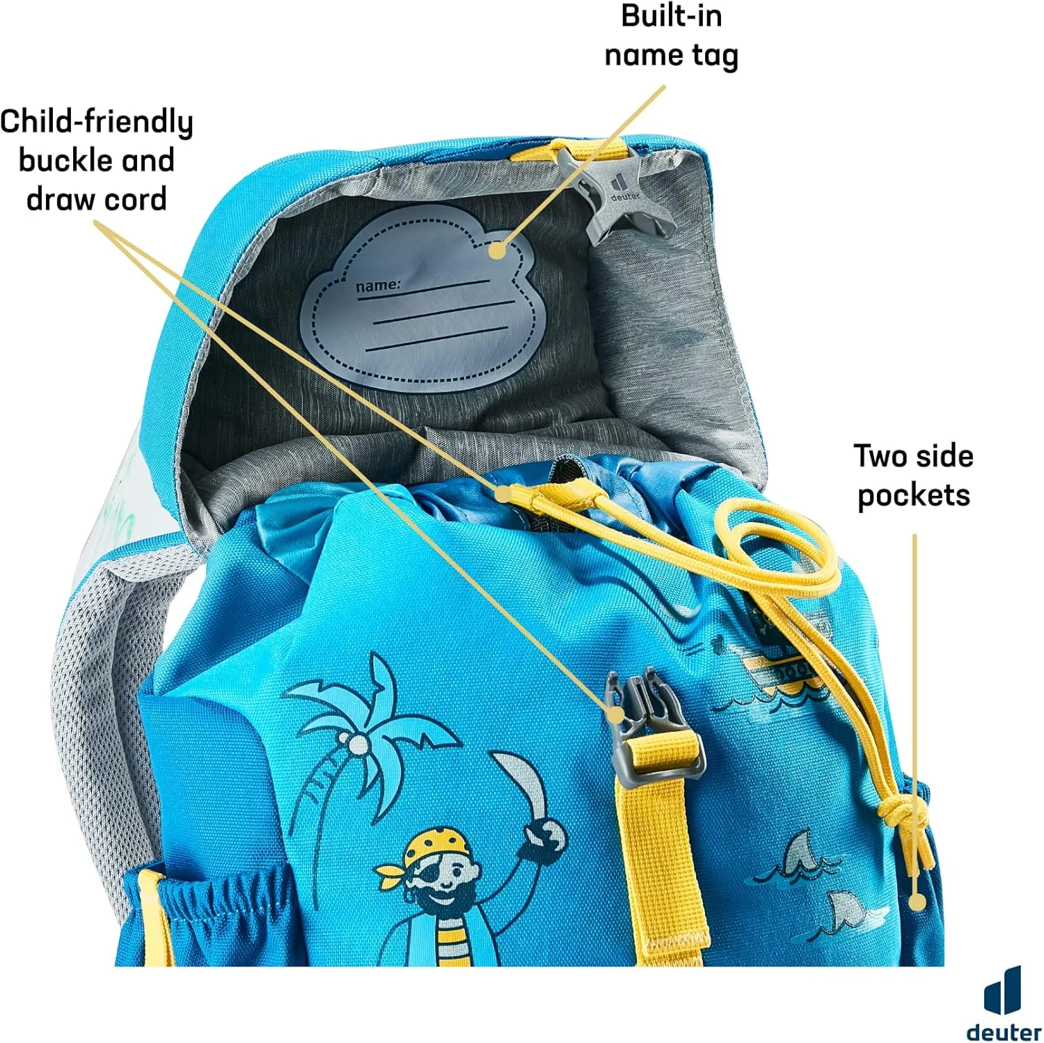 Deuter Unisex Kid's Schmusebar, Azure-Lapis, 8 L