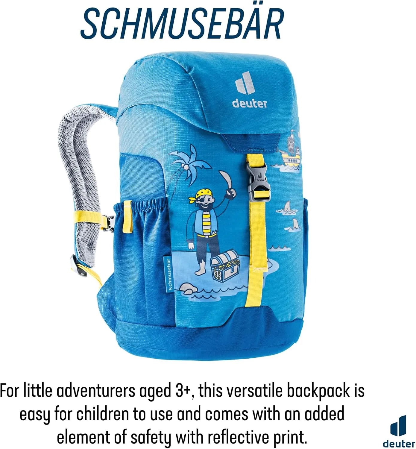 Deuter Unisex Kid's Schmusebar, Azure-Lapis, 8 L