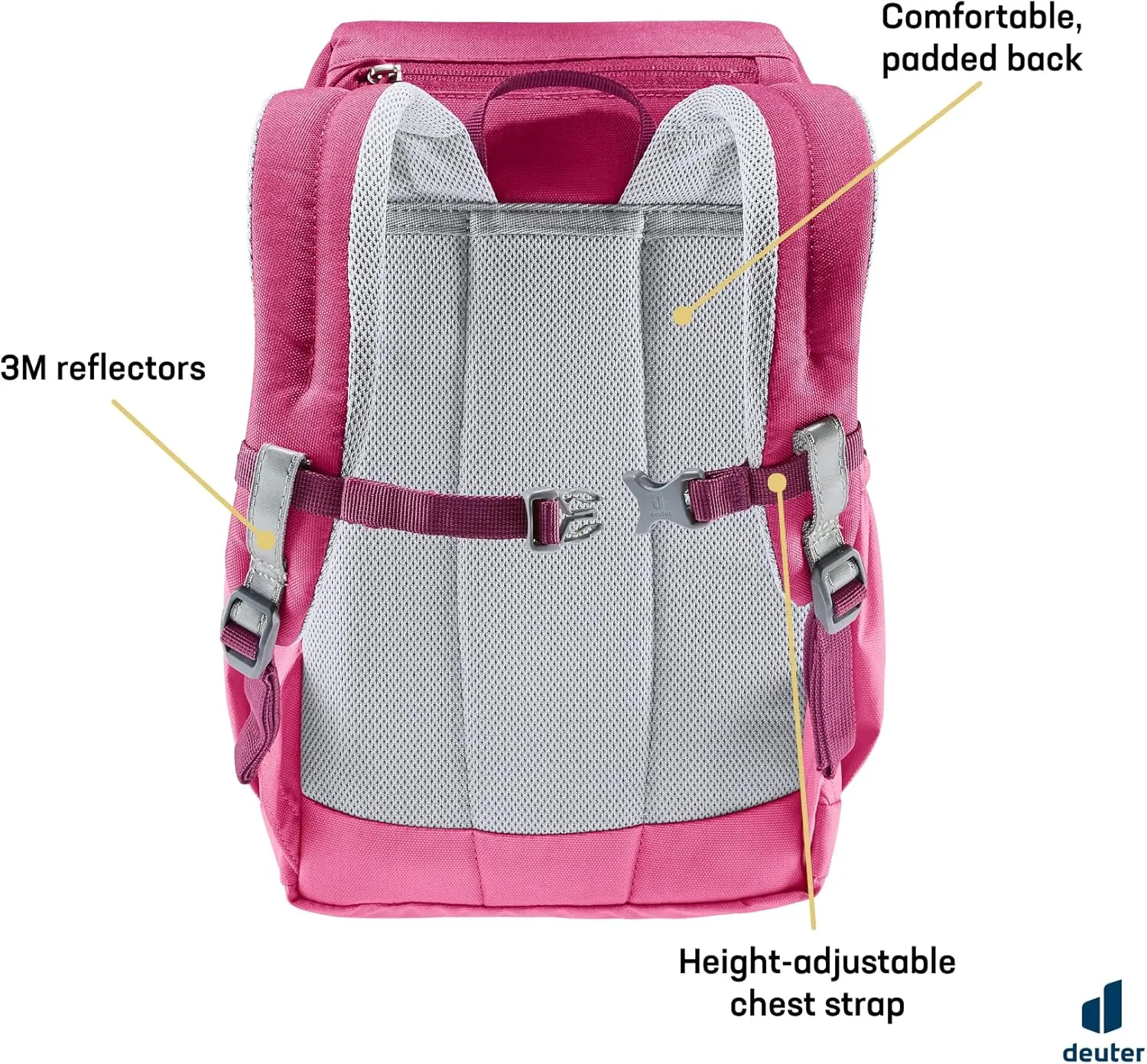 Deuter Unisex Kid's Schmusebar, Ruby-hot Pink, 8L