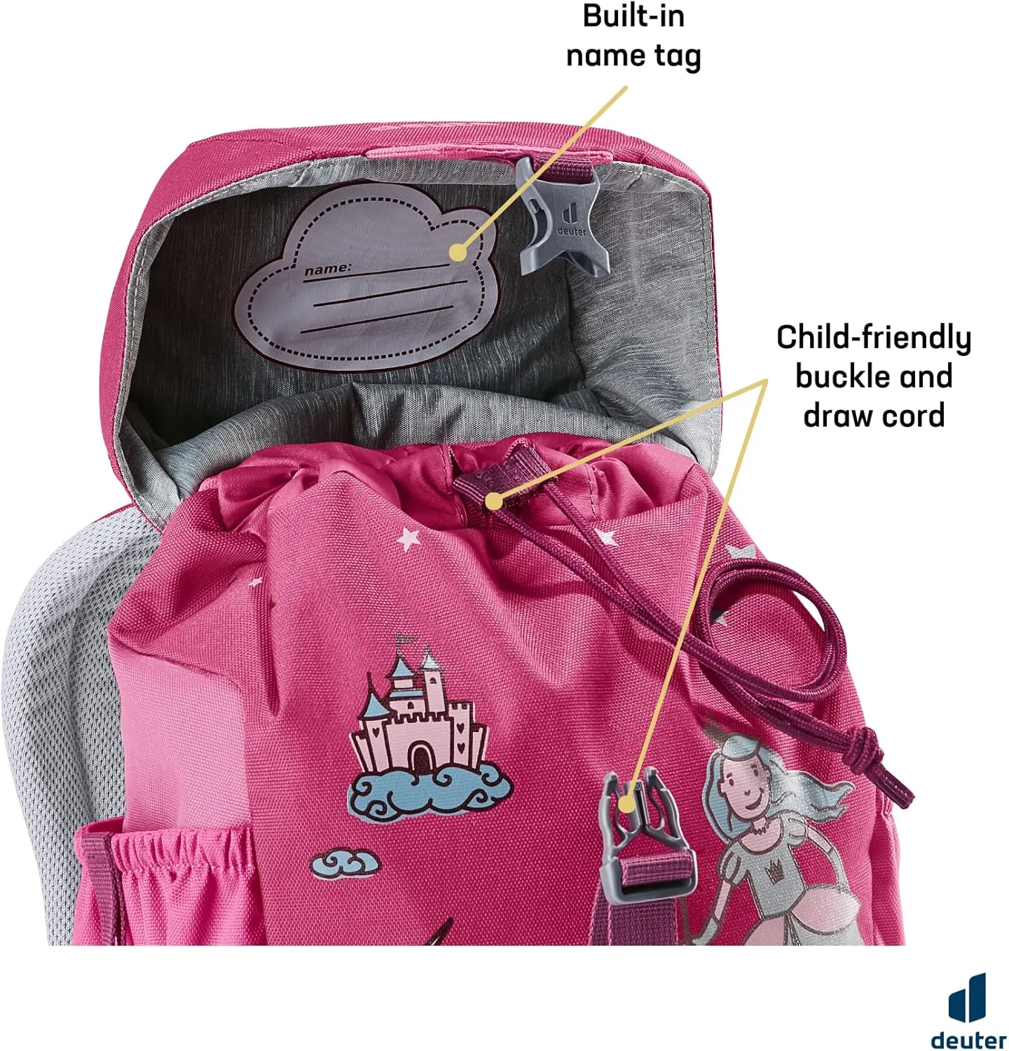 Deuter Unisex Kid's Schmusebar, Ruby-hot Pink, 8L