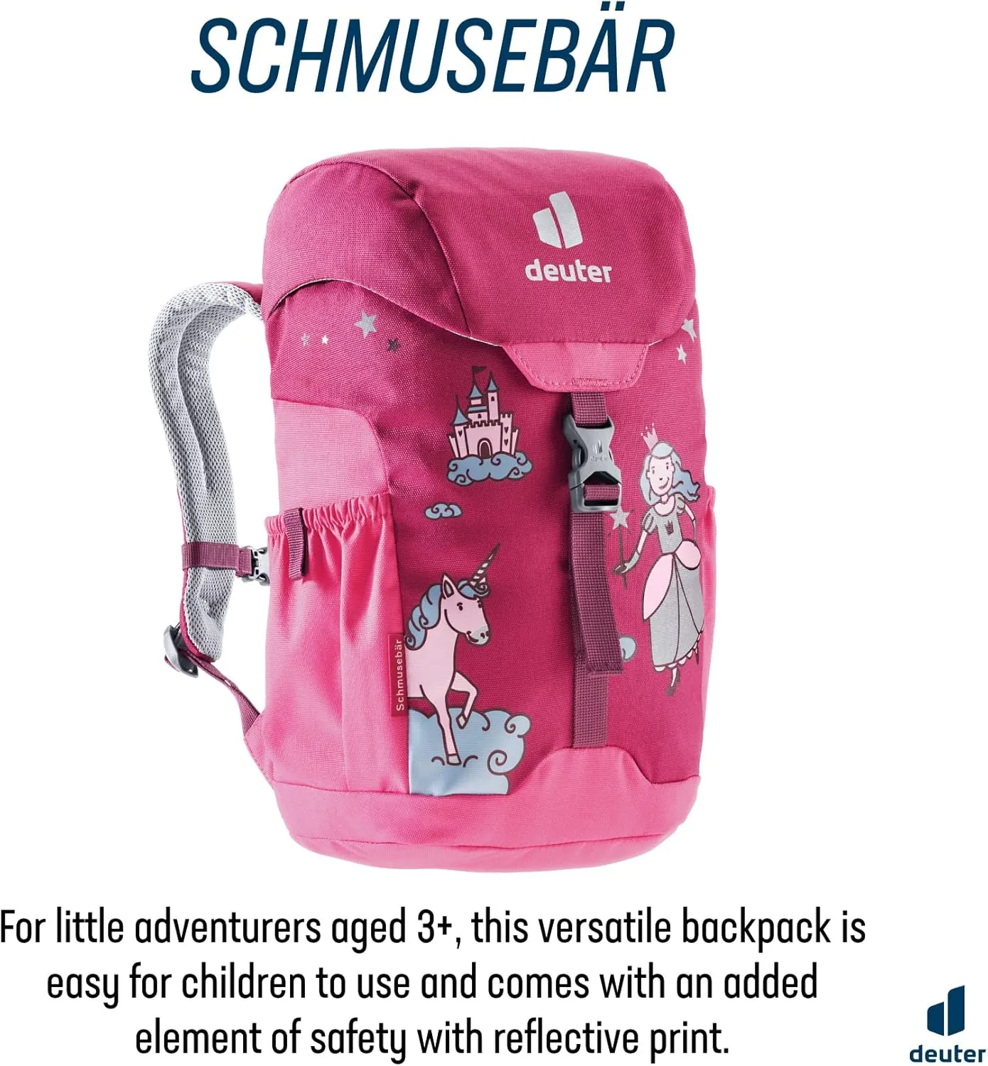 Deuter Unisex Kid's Schmusebar, Ruby-hot Pink, 8L