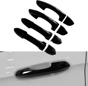 DEYTOP Door Handle Cover Compatible with Ford Fusion 2013-2019 & Edge 2015-2020 2021 2022 Accessories Exterior Door Handle Cover for Ford Mondeo Door Handle Protector Trim (Withou Smart Keyhole)