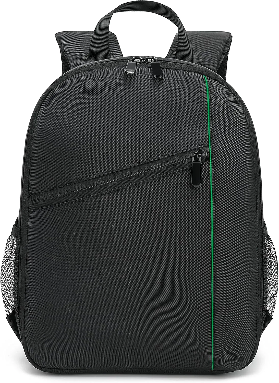 Digital DSLR Camera Waterproof Sling Backpack Shoulder Bag For Unisex Hiking Traveling (Green)