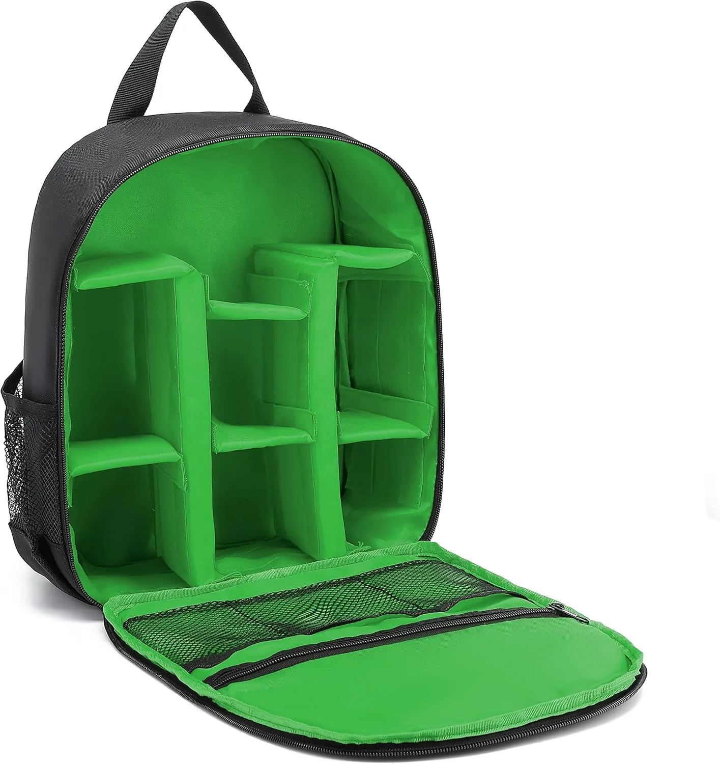Digital DSLR Camera Waterproof Sling Backpack Shoulder Bag For Unisex Hiking Traveling (Green)