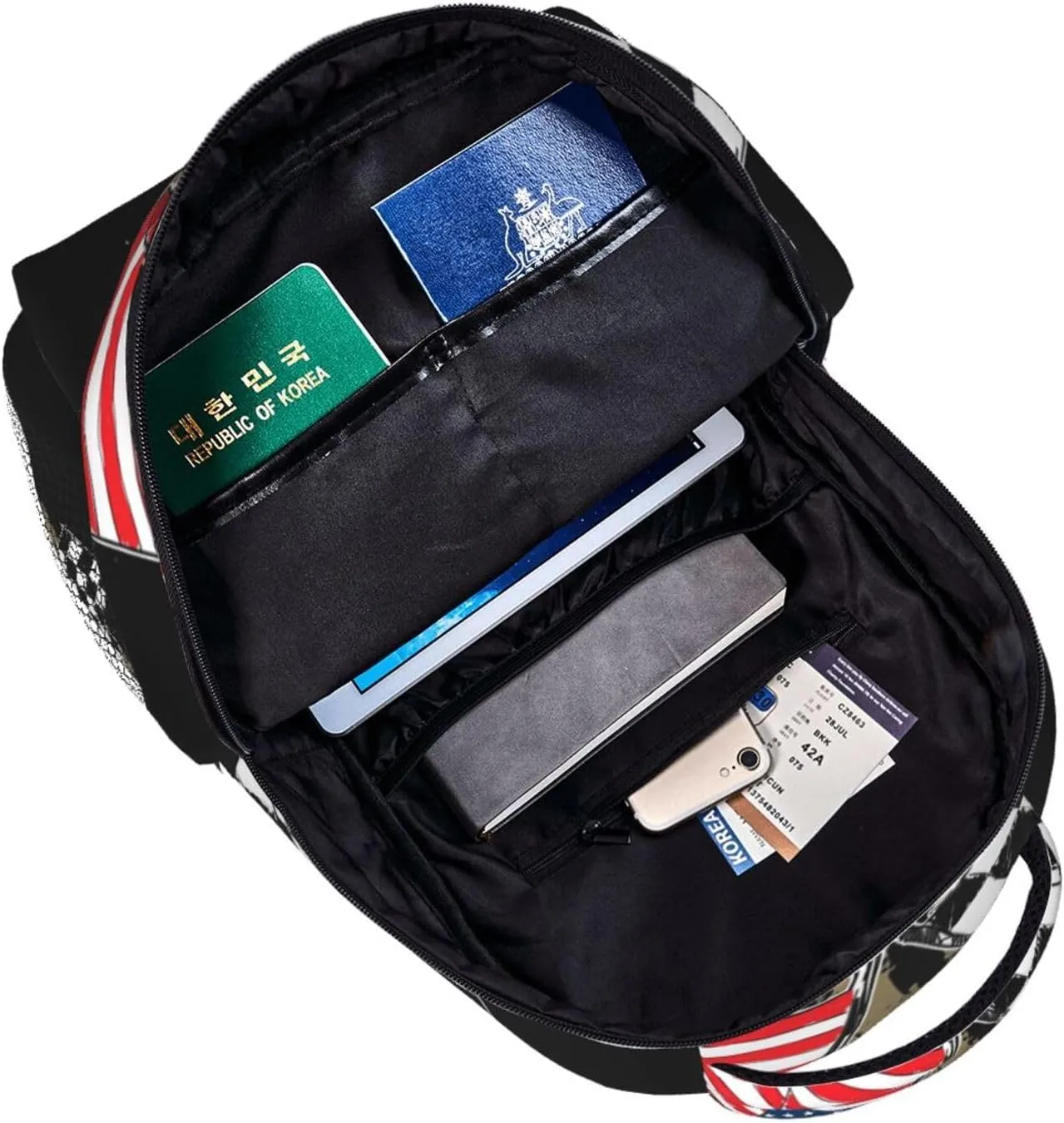 Dirt Track Racing Motocross Stock Car Racing Backpack Casual Pack Bag Laptop Backpack With Side Pocket Front Zipper Pocket Bookpack Travel Daypack Picnic Rucksack