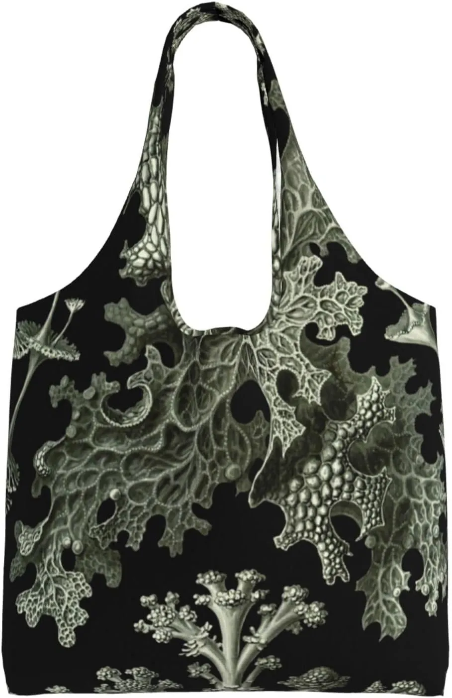 DKJlitter Fashion Canvas Tote Bag, Reusable Grocery Shopping Bag, Large capacity shopping bag Daily Utility Bag