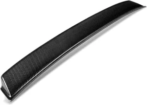 DNA MOTORING 2-RSP-6223-CF Black Carbon Fiber STP Style Rear Window Windshield Roof Spoiler Compatible with 2017-2021 Mercedes C-Class AMG Coupe Models