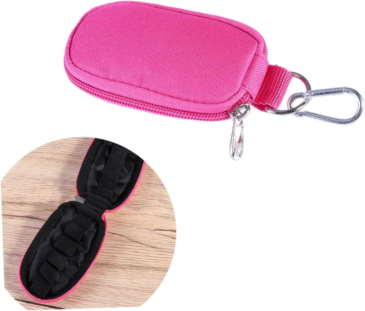 DOITOOL 2pcs Duffel Bags for Traveling Mini Essential Oil Bag Portable Handle Bag Travel Bag Diffuser Carry, Rosyx3pcs, mediumx3pcs