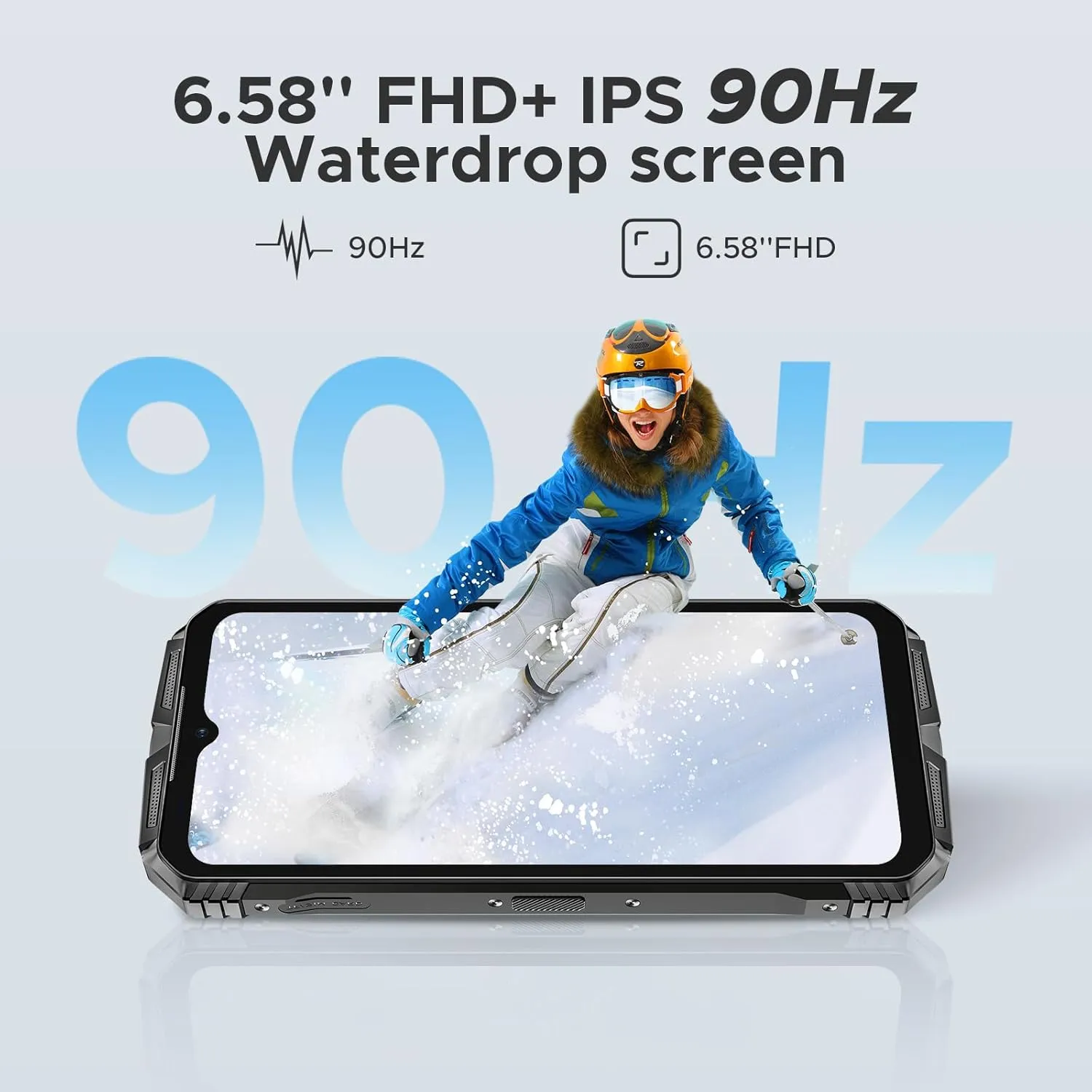DOOGEE S Punk Pro(2025) Rugged Phone,20GB 512GB Android 14 Rugged Cell Phone with 128dB Loudest Speaker,6.6 FHD  IPS 90Hz,10800mAh Rugged Smartphone,50MP AI Camera,Waterproof Phone,Face Unlock/NFC