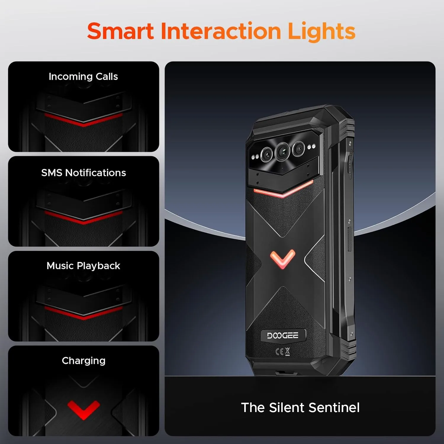 DOOGEE V MAX Pro(2025) 5G Rugged Phone,22000mAh,32GB 512GB/TF 2TB,Android 14 Rugged Smartphone,108MP 20MP Night Vision Phone, 6.58"FHD  120Hz IPS Screen, IP68/IP69K Waterproof,NFC/OTG/Face ID/1.18 lb