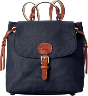 Dooney & Bourke Handbags for Women, Small Nylon Flap Backpack Purse