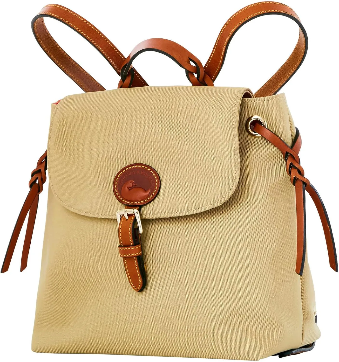 Dooney & Bourke Handbags for Women, Small Nylon Flap Backpack Purse