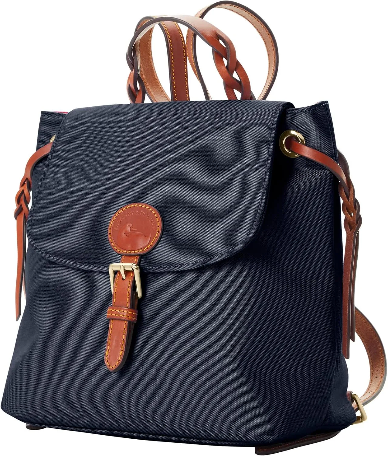 Dooney & Bourke Handbags for Women, Small Nylon Flap Backpack Purse