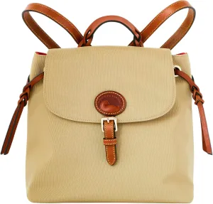 Dooney & Bourke Handbags for Women, Small Nylon Flap Backpack Purse