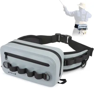 Dovesun Waterproof Fishing Fanny Pack for Men 3.3L Fly Fishing Bag Chest Pack with Airtight Zipper