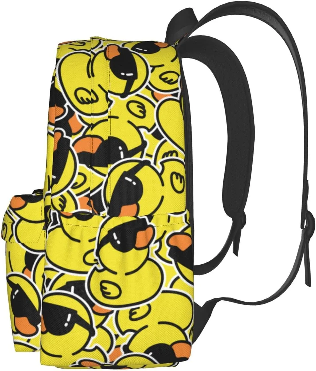 Duck Pattern Backpack Book Bags Lightweight Casual Laptop Backpacks Travel Daypack For Man Woman
