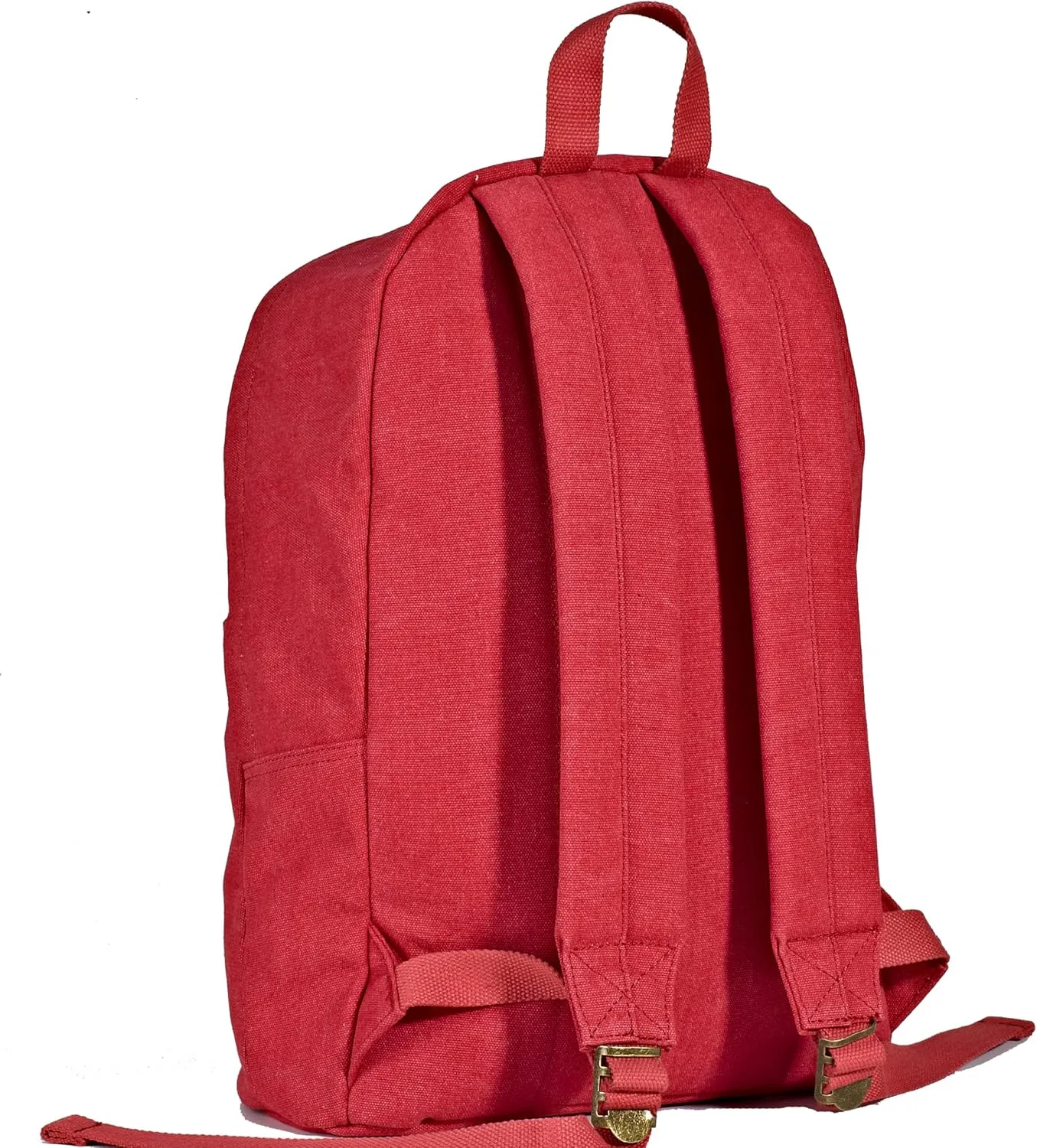 Durable Canvas College Rucksack Laptop Excursion Backpack Travel Notebook School Backpack Bookbag For Men Women Red Factory Directly