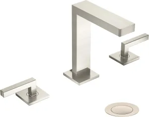 Duro Widespread Two-Handle Bathroom Faucet with Push Pop Drain Assembly (1.0 GPM)