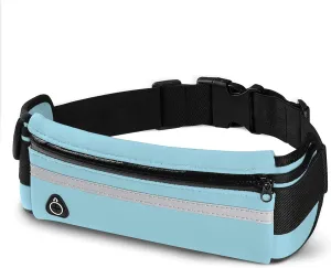 E Tronic Edge Running Belt for Women and Men, Money Belt and Running Fanny Pack, Hiking Fanny Pack, Holder for Cell Phone, Money, and Keys, Adjustable Belt Pouch fits Most Phone and Waist Sizes