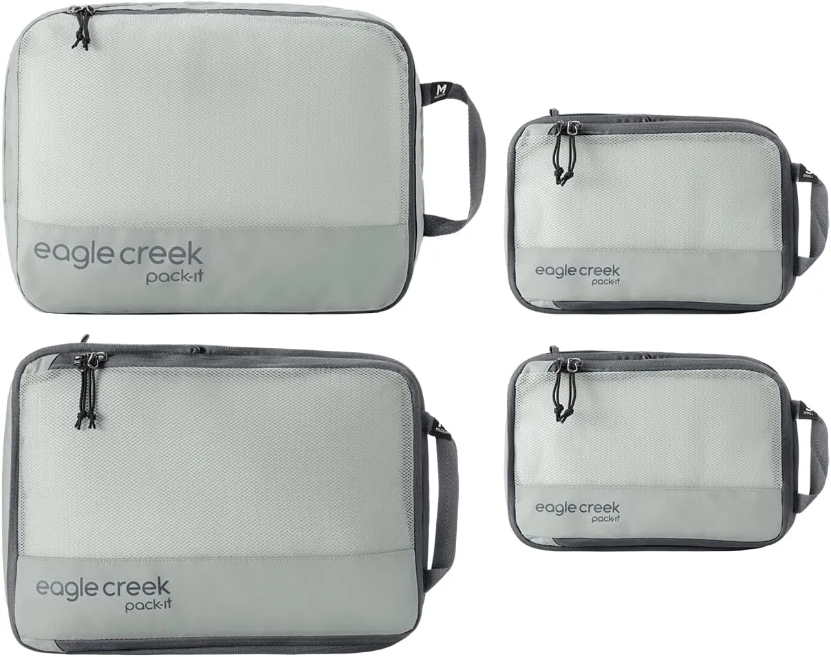 eagle creek Pack-It Reveal Carry-On Set, Storm Grey