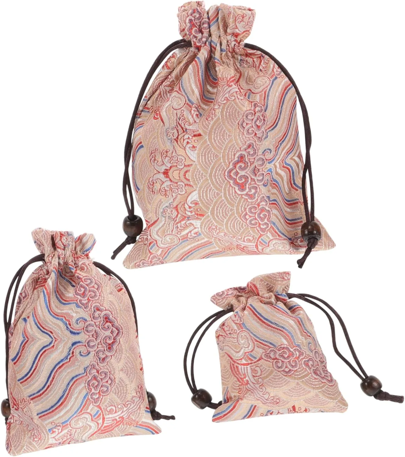 Elegant Cloth Jewelry Bags Drawstring Pouches for Jewelry Multipurpose Storage Pouches