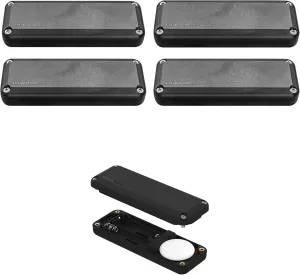 Elevation Lab AirTag 10-Year Battery Case - TimeCapsule - Over 14x More Capacity Than CR2032 | IP69 Waterproof, Uses AA Batteries, Patented