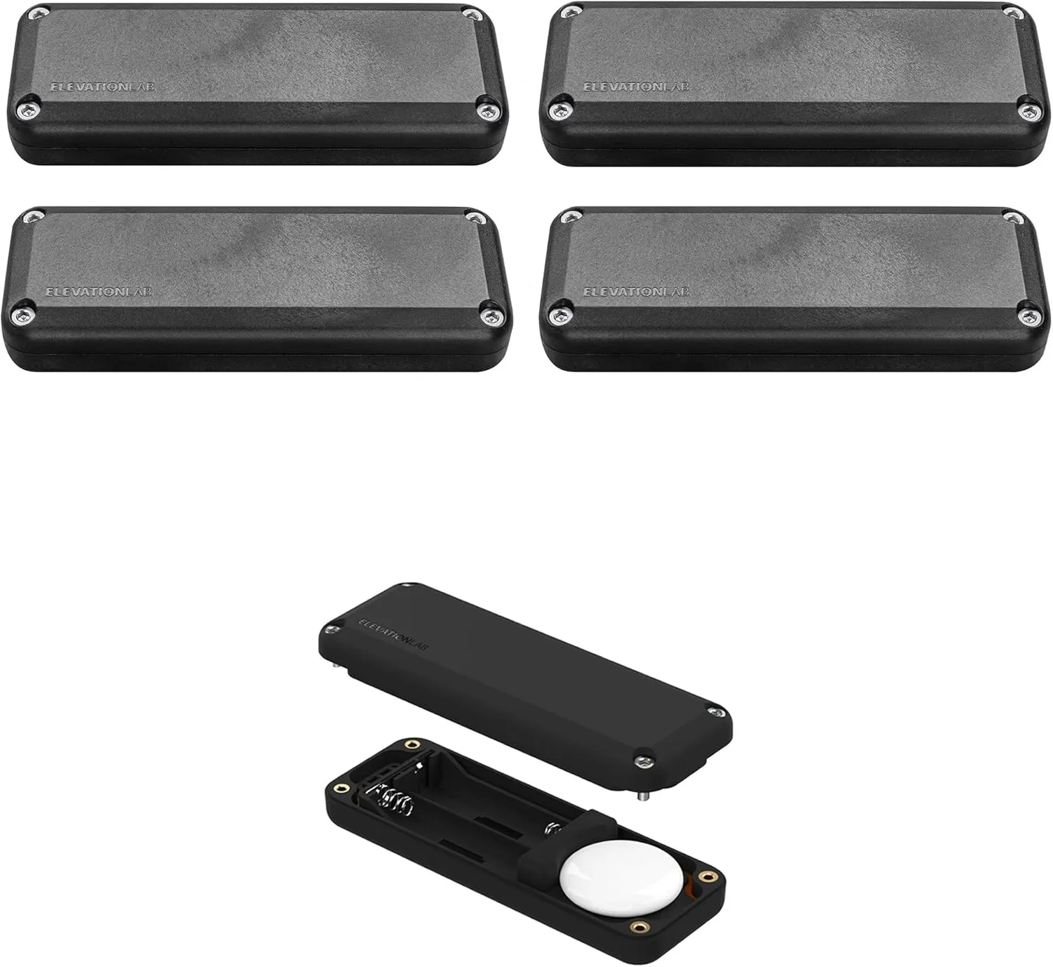 Elevation Lab AirTag 10-Year Battery Case - TimeCapsule - Over 14x More Capacity Than CR2032 | IP69 Waterproof, Uses AA Batteries, Patented