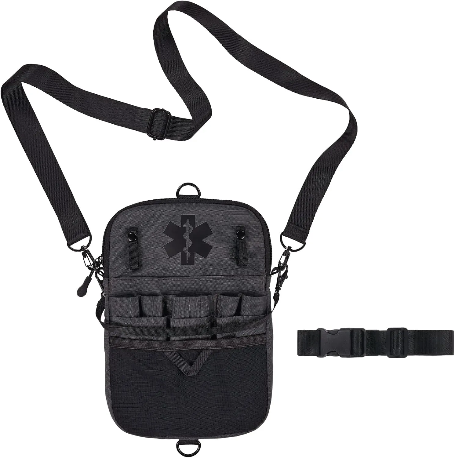 Ergodyne Arsenal 5717 Convertible Nurse Fanny Waist Pack, Portable Medical Gear Bag, Waist Apron Belt, Tape Holder