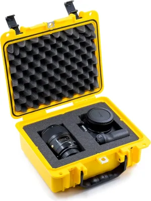Evergreen 300 - USA Made Mil Spec Single Camera w/lens storage or Single Pistol w/Extra Magazine storage capacity case - Best hard protective case for storage and travel. Includes Pick & Pluck Foam