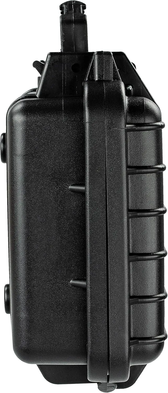Eylar Protective Gear and Camera Hard Case Waterproof Dry Box with Foam 11.6 Inch 8.3 Inch 3.8 Inch (Black)