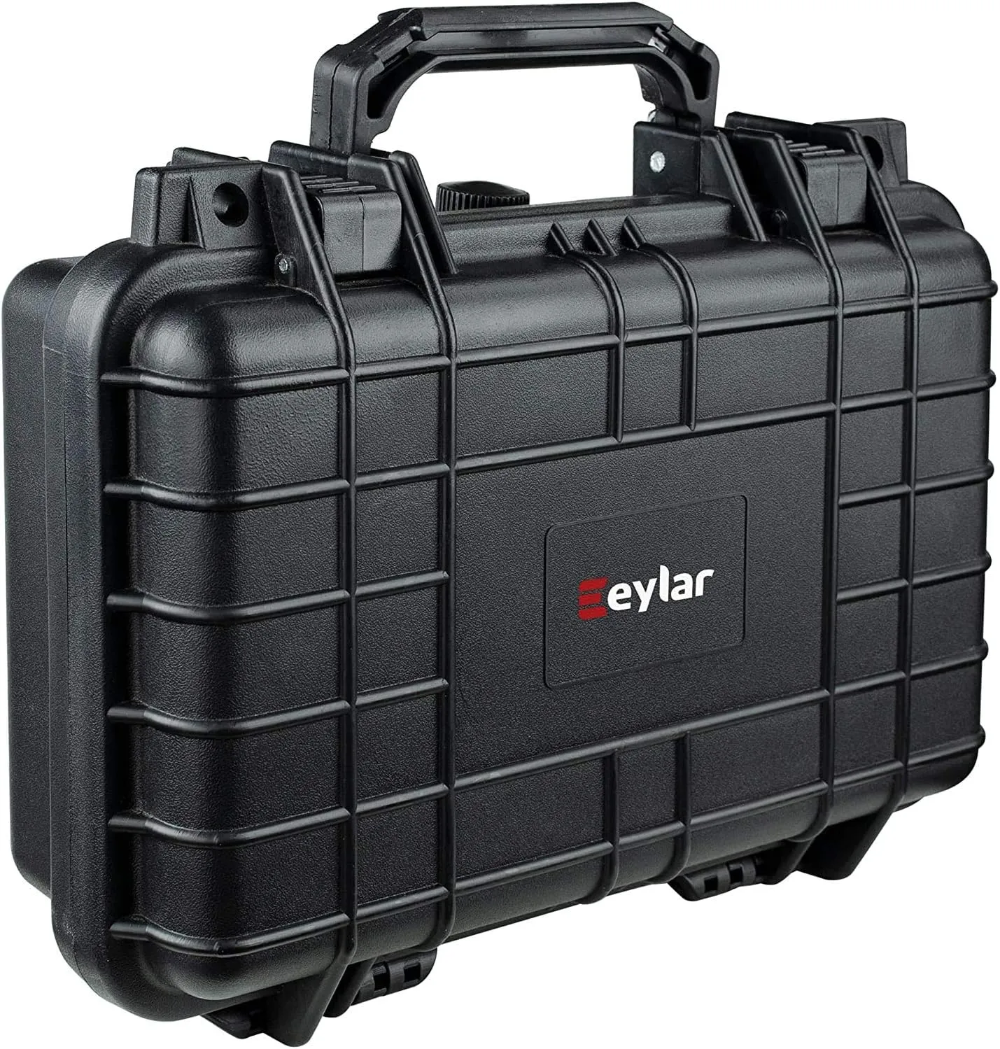 Eylar Protective Gear and Camera Hard Case Waterproof Dry Box with Foam 11.6 Inch 8.3 Inch 3.8 Inch (Black)