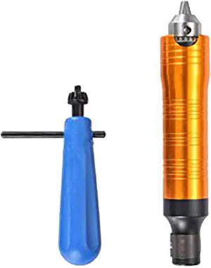 Eyourlife Universal 6.5mm Hanging Grinding Chuck Flex Shaft Key Drill Chuck Handle Handpiece Accessory for Rotary Tool Hanging Grinder Carver