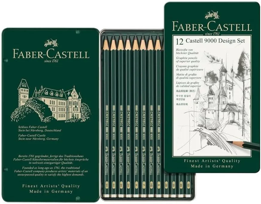 Faber Castell 9000 Design Pencil FC119064 Pack of 12